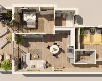 Nýbygging - Apartment/Flat - Torrevieja - Playa del Cura